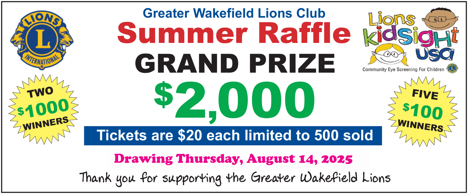 Raffle Info